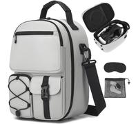 Bolsa de transporte compatible con Meta Quest 3S /3/2, bolso bandolera para auriculares Vision Pro/Elite Strap VR y accesorios para controladores, bolsa para viajes, juegos y almacenamiento