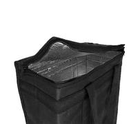 Bolsa de transporte de almacenamiento de comestibles con aislamiento reutilizable de gran capacidad Bolsa de entrega de alimentos con aislamiento Bolsa de compras ecológica for supermercado, compras,