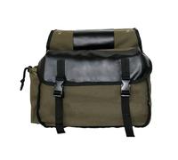 Bolsa de Transporte de Bicicleta de Lona de 35L, Bolsa de Sillín de Rejilla Trasera de Bicicleta de Gran Capacidad para Exteriores