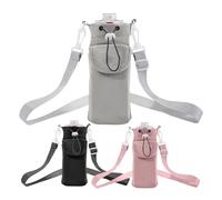 Bolsa De Transporte De Botella De Agua - Bolsa Impermeable Para Botella Deportiva Portátil | Bolsa De Hombro Portaagua Para Senderismo Viaje Caminar Escuela Camping Viajes Niños Niñas Estudiantes A