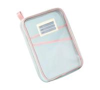 Bolsa de transporte de libros de mano Bolsas organizadoras de documentos transparentes Bolsa de archivos de gran capacidad con para oficinas Escuela Estuche para documentos liviano