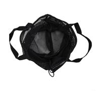 Bolsa de transporte de malla de nailon con cordón, la solución de almacenamiento para tu equipo de barbacoa, como lo muestra la imagen