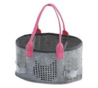 Bolsa de transporte de música, elegante estuche de almacenamiento de tela de fieltro extra espacial, 10.24 x 6.69 x 5.91 pulgadas, portátil, resistente, multifuncional, para juegos de principiantes y