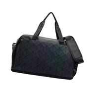 Bolsa de transporte de poliuretano para gimnasio, bolsa de viaje con compartimento separado para almacenamiento húmedo, bolsa de viaje para fitness, viajes, bolsa esencial, Purple, Mass Beauty