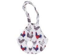 Bolsa de transporte de pollo Bolsas de transporte de aves de corral transpirables impermeables fáciles de limpiar para gallinas gallo Coop (l)