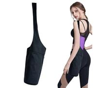 Bolsa de transporte de yoga, bolsa de yoga para mujer, hombro largo que lleva bolso con bolsillos, contiene más accesorios de yoga, un contenedor de alfombra Pilates, de moda para el plup