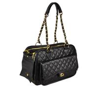 Bolsa De Transporte Flamingo Gigi Negra 40x22x28 Cm Para Gatos Hasta 5 Kg
