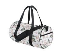 Bolsa de transporte impermeable para equipaje de montaña, color rosa y blanco