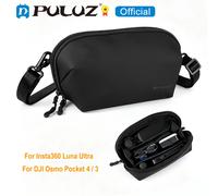 Bolsa de transporte impermeable PULUZ para cámara Insta360 Luna Ultra / Xtra Muse, para DJI Osmo Pocket 4 3, bolso para cámara Negro