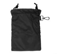 Bolsa de transporte ligera para DJI Flip con forro suave, funda de almacenamiento impermeable con cordón para control remoto y accesorios, bolsa de viaje compacta de 24 x 22 x 2 cm, color negro (bolsa