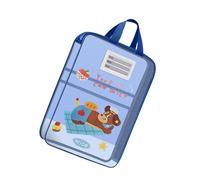 Bolsa de transporte multifuncional para documentos, gran capacidad, bolsa de libros de mano para oficinas, escuela, viajes, directorio de red transparente