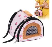 Bolsa de Transporte para Animales Pequeños,Funda Abrigada Para Clima Frío,Bolso De Transporte Para Hámster - Para Acampar Mudanzas Salidas Cortas Desplazamientos Conejo Reptil Camaleón Erizo Chinchill