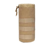 Bolsa de transporte para botella de agua, bolsa de transporte estable con hebilla segura, bolsa de hidratación para botella de agua, funda para botella de agua para senderismo, viajes, camping, Khaki