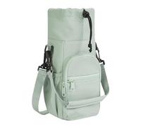 Bolsa de transporte para botellas de agua, bolsa para accesorios para botellas de agua, soporte para botellas con correa para el hombro, bolsa organizadora ligera resistente a la lluvia para viajes