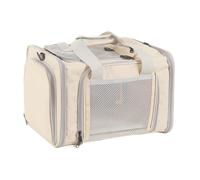 Bolsa de transporte para cachorros, transpirable, apta para aviones, para visitas al veterinario, paseos, aseo, transporte, coche, aeropuerto, taxi, público