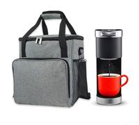 Bolsa de transporte para cafetera, estuche organizador de viaje impermeable, adecuado para máquinas de café y otros accesorios, bolsa de almacenamiento portátil, como lo muestra la imagen