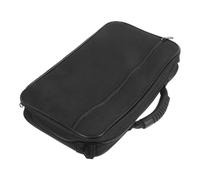 Bolsa de Transporte para Clarinete Negra de Tela Oxford | Doble Capa, Portátil y Resistente a Golpes, Accesorio de Instrumento Acabado Anti Manchas