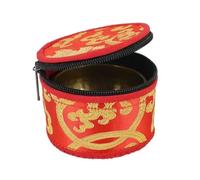 Bolsa de transporte para cuencos tibetanos Bolsa de cuencos for Canto, bolsas almacenamiento, hechos a mano, organizador piezas, accesorios instrumentos percusión, bolsa cuenco música(9CM)
