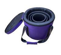 Bolsa de transporte para cuencos tibetanos Juego de bolsas apilables cuenco cristal resistente pared gruesa for Canto, funda transporte, bolsa acolchada for(14 inch)