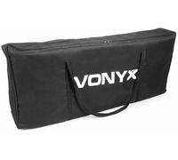 Vonyx DB10 Mobile DJ Booth, Funda blanda para mesa de DJ, 460 x 1030 x 160 mm, Bolsa de transporte para mesa de DJ, Funda para mesa de DJ, Funda protectora para mesa de DJ. Negro