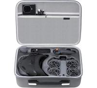 Bolsa de transporte para DJI Neo 2 Motion Fly More Combo, PU portátil protección de viaje bolsa de almacenamiento bolsa de hombro compatible con gafas N3 y RC Motion 3 mando a distancia, cable de