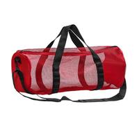 Bolsa de transporte para equipo de esnórquel, deportes acuáticos, natación, buceo y esnórquel, bolsa grande de malla para buceo, Color rojo