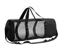 Bolsa de transporte para equipo de esnórquel, deportes acuáticos, natación, buceo y esnórquel, bolsa grande de malla para buceo, Color negro.