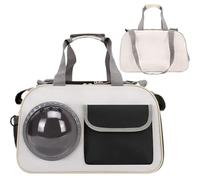 Bolsa De Transporte para Gatos, Bolsa para Gatitos con Paquete De Burbujas, Transportín De Viaje Respirable Y Antigolpes para Aventuras En Avión Hospital Senderismo Moto Coche Escuela