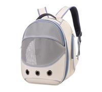 Bolsa de transporte para gatos, cómoda y permeable al aire, bolsa de transporte para perros, para cachorros, gatitos, conejos, viajes, coche, exterior, transporte público y excursiones