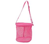 Bolsa de Transporte para hámster |Transportín portátil para Mascotas de Malla Transpirable con Correa Ajustable para el Hombro y cojín extraíble |Bolsa de Viaje para Animales (Rose Red)