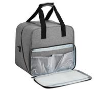 Bolsa de transporte para máquina de coser, bolsa de transporte acolchada de PVC | Bolsa protectora duradera para máquinas de coser estándar de Brother y Janome, gris, ver descripción, Ver descripción