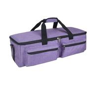 Bolsa de transporte para máquina troquelada, bolsa de almacenamiento de herramientas Oxford de gran capacidad con bolsillo para grabado, alfombrilla portátil para corte a máquina, Purple