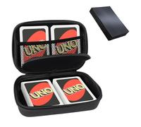 Bolsa de transporte para más de 400 cartas coleccionables, se adapta a UNO, SKYJO, Cabo, Phase 10 Junior, Cards Against Humanity, el divertido juego de cartas, incluye 50 fundas para tarjetas