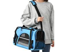 Bolsa de Transporte para Mascotas, Bolsa de Transporte para Gatos de Lados, Mochila de Viaje de 830 g, Bolsa Ligera para Perro, Bolsa portátil ventilada para Mascotas, Viajes de Moda, Viajes en