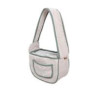 Bolsa de transporte para mascotas para perros pequeños, cachorros, gatos, bolsa de transporte para perro, perrito, yorkie, chihuahua, bebé (beige)