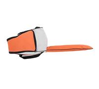 Bolsa de transporte para motosierra, bolsa de almacenamiento portátil duradera de tela Oxford Bolsa de almacenamiento para cortadora de césped Caja protectora con diseño (naranja)