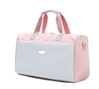 Bolsa de transporte para mujer, bolsa de viaje para fin de semana, con artículos de aseo, bolsa de noche, gimnasio, mamá, hospital, fin de semana, bolsa de noche, Pink, Talla única
