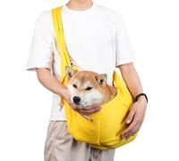 Bolsa de transporte para perros - Bolso reversible para perros pequeños - Soporte de cachorro transpirable, bufanda de transporte para mascotas con correa ajustable para perros pequeños y