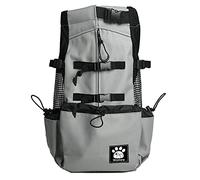 Bolsa de transporte para perros de 1 a 25 kg con diseño de cabeza de cordón, mochila ventilada para perros pequeños y medianos, transportador diario para cachorros para caminar al aire libre, seguro