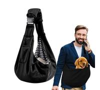 Bolsa de transporte para perros pequeña, bolso de transporte para perros - Bolsa ajustable orientada hacia adelante, transporte para perros manos libres, correa de hombro segura con posibilidad de