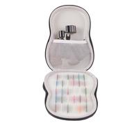 Bolsa de transporte para púas de bajo, soporte para púas de guitarra, contenedor estable para púas de guitarra | Gran espacio, resistente a los golpes, organizador de púas de viaje, solución de