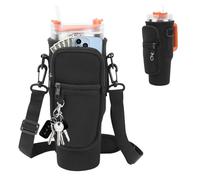 Bolsa de Transporte para Stanley Cup 1,2 l/40oz, Stanley Cup Accesorios Bolso, Bolsa para Botella De Agua, con Entrepiso para Teléfono Móvil y Correa de Hombro, para Senderismo Viajes