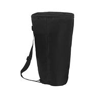 Bolsa de transporte para tambor africano, mochila portátil negra con correas de hombro ajustables, para jugadores, conciertos y al aire libre