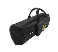 Bolsa de transporte para trompeta con correa ajustable para el hombro, funda suave para trompeta, doble cremallera, funda de almacenamiento para trompeta impermeable, bolsa de trompeta para trompeta