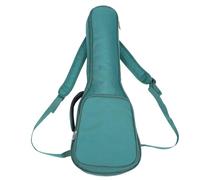 Bolsa de Transporte para Ukelele Portátil de Lona Gruesa Verde | Oxford Forro, Gran Capacidad y Correa Ajustable, Protección Acolchada, Formato Mochila para 26/27 Pulgadas