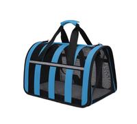 Bolsa de transporte para viajes, bolsa de hombro suave, gran capacidad, transportadores de mascotas, transportadores portátiles de viaje para mascotas