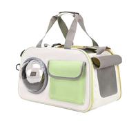 Bolsa de transporte pequeña para gatos, portagatitos con ventana de burbujas | Bolsa para mascotas transpirable y a prueba de golpes para viajes, aviones, camping, senderismo, aventura, transporte