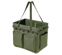 Bolsa de transporte plegable de gran capacidad con agujeros para colgar, multibolsillos, caja de herramientas, organizador de caja de herramientas, bolsa de almacenamiento multifuncional, bolsa de