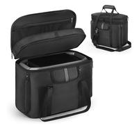 Bolsa de transporte portátil compatible con Delta 3 Plus Power Station Generator, bolsa protectora de almacenamiento de hombro con bolsillo para viajes al aire libre, camping, accesorios de carga