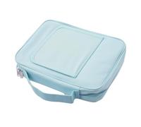 Bolsa de transporte, resistente al agua, funda grande para la Biblia con asa, funda protectora de la Biblia con cremallera y bolsillos, organizador de estudio para oración, comunidad y devoción diaria